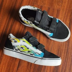 Vans Velcro Glow in dark old schools - 3Y